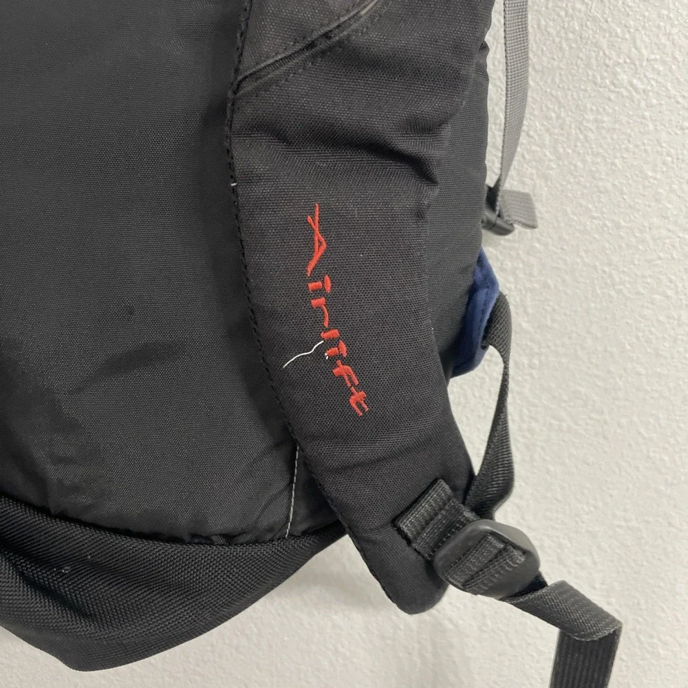 JanSport Airlift 1.0 Backpack Rare Discontinued Hiking Pack Blue Black LightTech